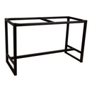 67" x 28" Rectangular Black Cast Iron Table Base, Heavy Duty for Indoor Use