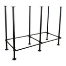 6-Legs Indoor Industrial Black Cast Iron Pipe Table Base