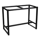 57" x 28" Rectangular Black Cast Iron Table Base, Heavy Duty for Indoor Use