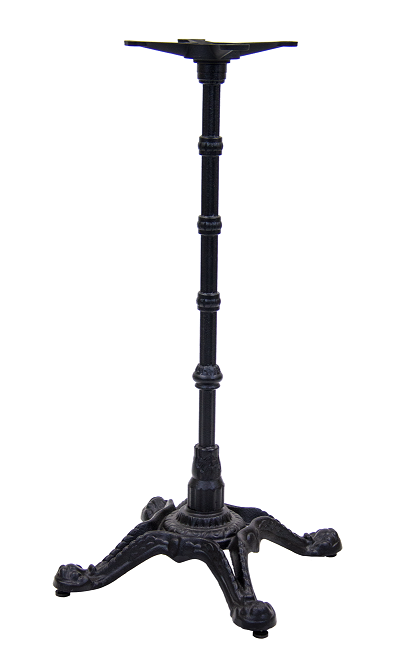 4 Prongs Cast Iron Vintage Bar Height Table Base