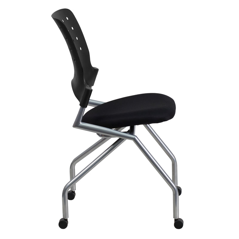 Galaxy Mobile Nesting Chair with Black Fabric Seat