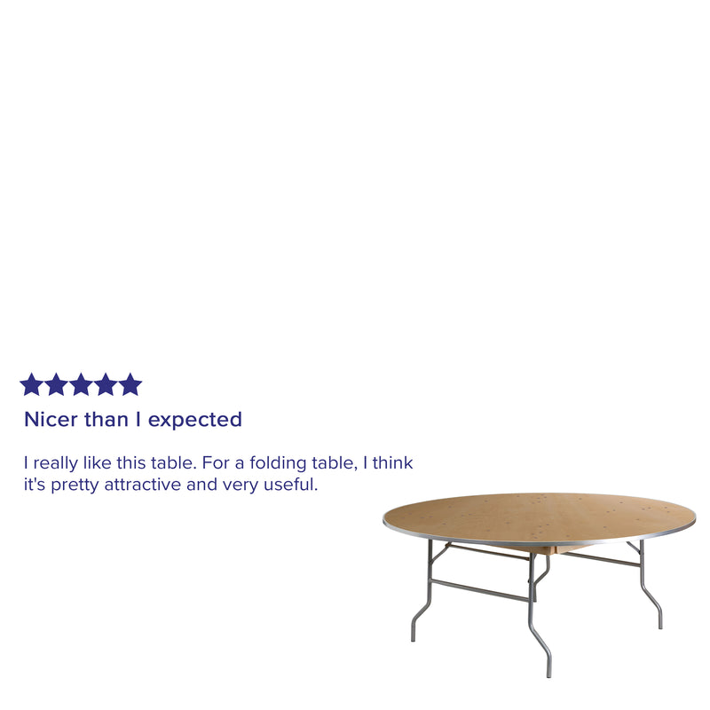 Amara 72'' x 12'' x 12'' Birchwood Bar Top Riser with Silver Legs