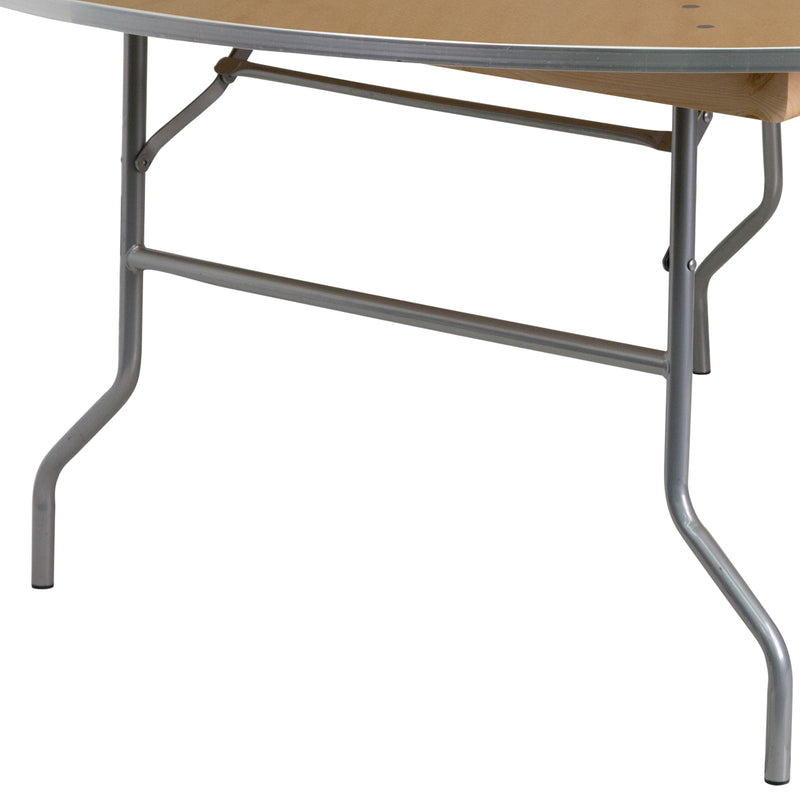 Amara 72'' x 12'' x 12'' Birchwood Bar Top Riser with Silver Legs