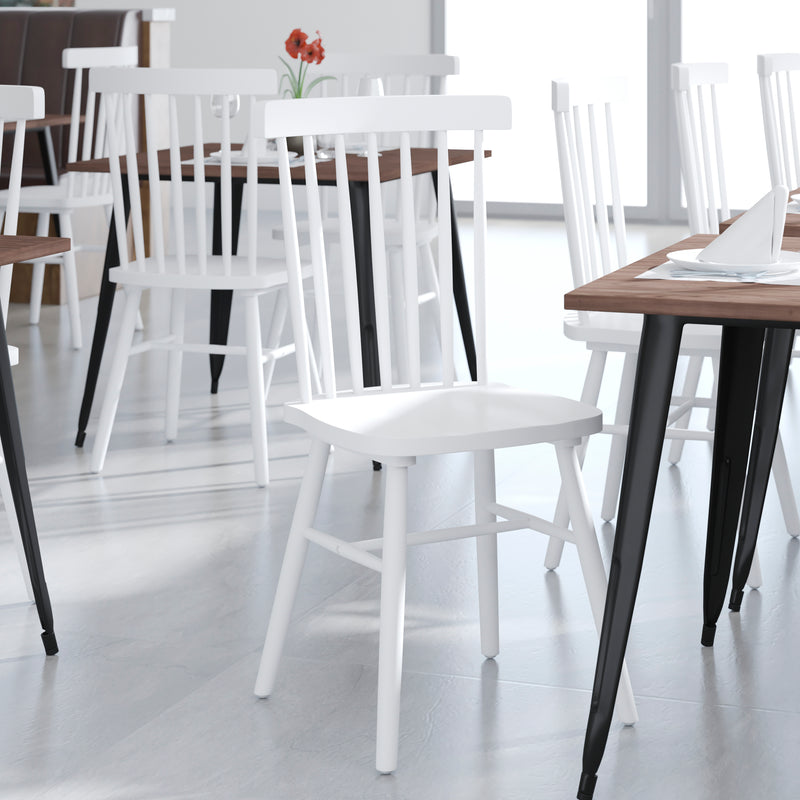 Revna Set of 4 Transparent Crystal Extra Wide Resin 700 LB. Weight Capacity Banquet & Event Ghost Chairs-Indoor/Outdoor Use