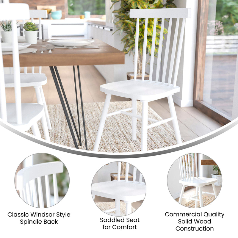 Revna Set of 4 Transparent Crystal Extra Wide Resin 700 LB. Weight Capacity Banquet & Event Ghost Chairs-Indoor/Outdoor Use