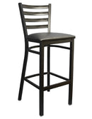 Ladder Back Metal Barstool
