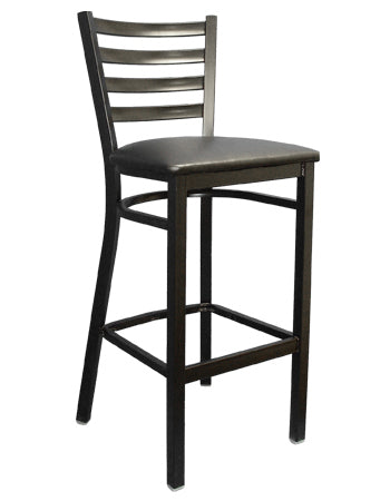 Ladder Back Metal Barstool