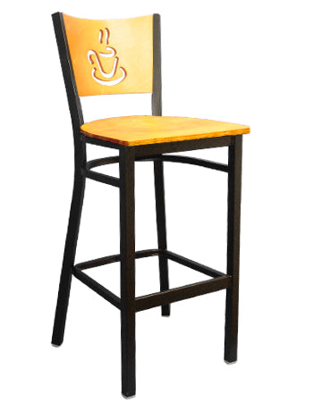 Coffee Metal Barstool