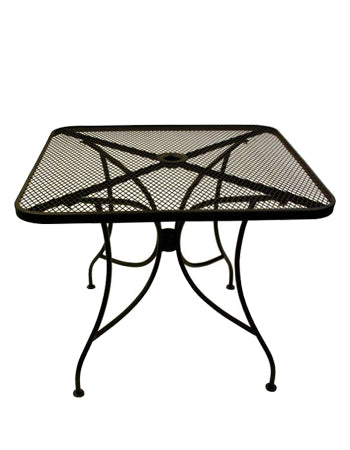 24" x 24" Wrought Iron Outdoor Table