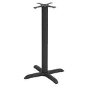 Outdoor Use 22" x 22" X-Prong Cast Iron Bar Height Table Base