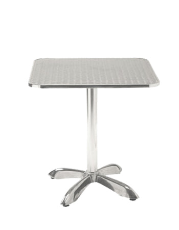 Indoor/ Outdoor Aluminum Patio Table, Square