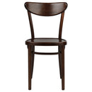 Petite Bentwood Solid Beech Wood Oval Back Indoor Restaurant Side Chair - Moda Seating Corp