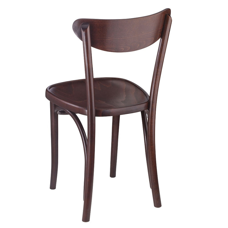 Petite Bentwood Solid Beech Wood Oval Back Indoor Restaurant Side Chair - Moda Seating Corp