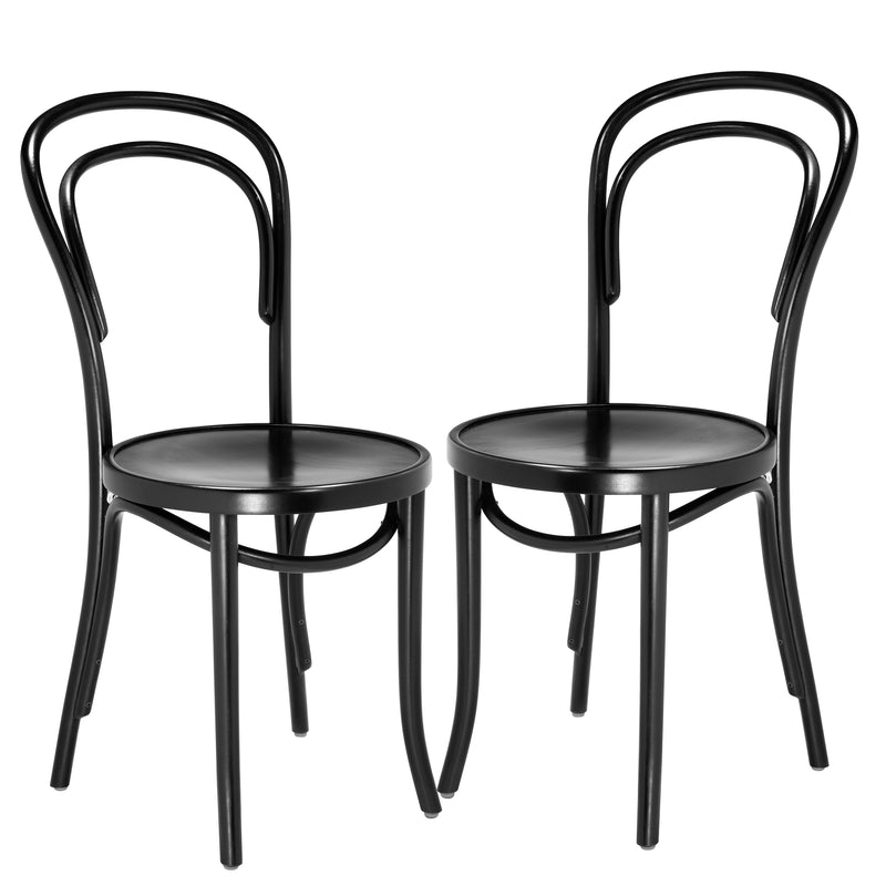 Set of 2 Solid Beech Wood Bentwood Michael Thonet Indoor Side Chair ( Free Shipping )