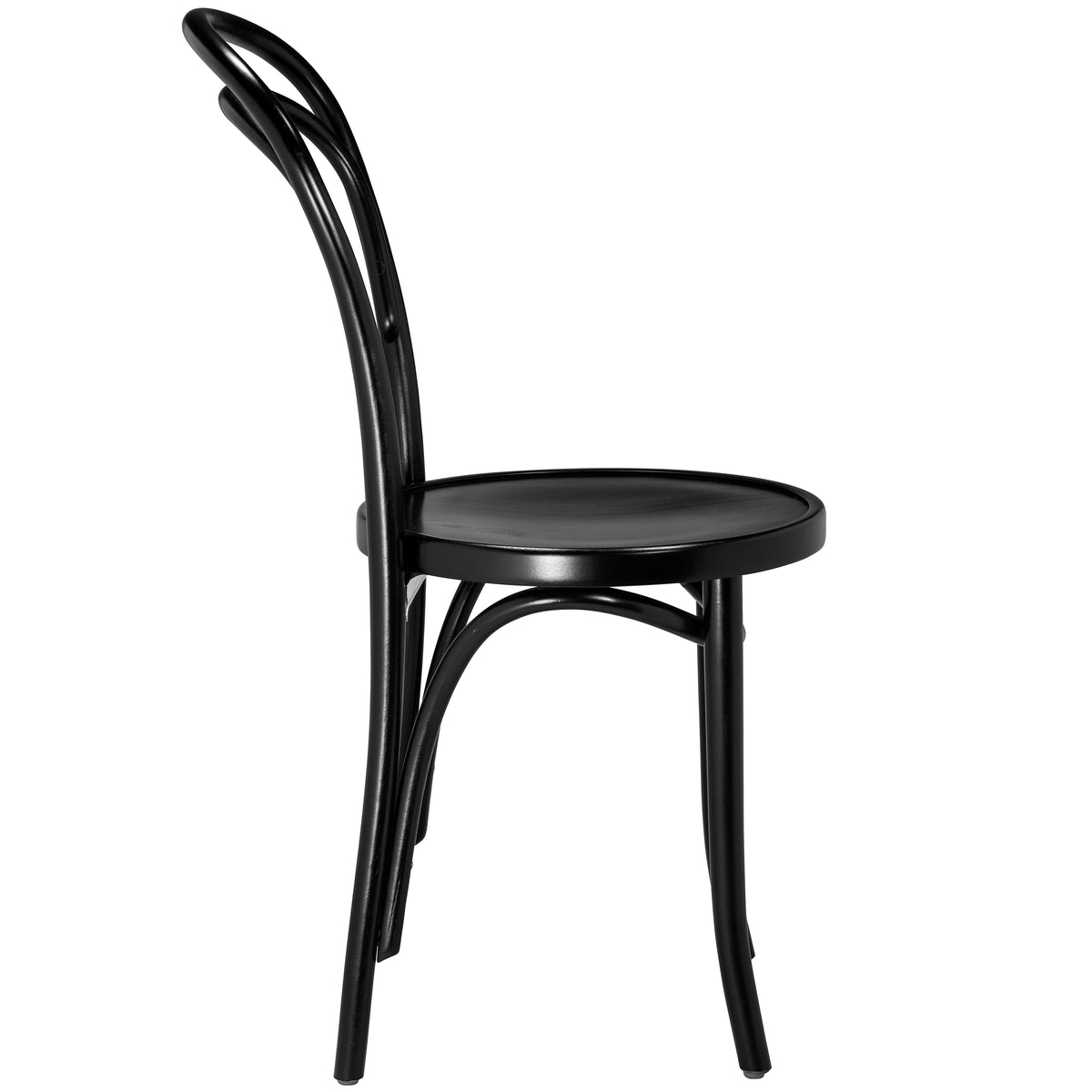 カリメル④ THONET 黒 樹脂&ウッド製椅子　一脚 1014BS_53adb44e-8d88-42cb-a298