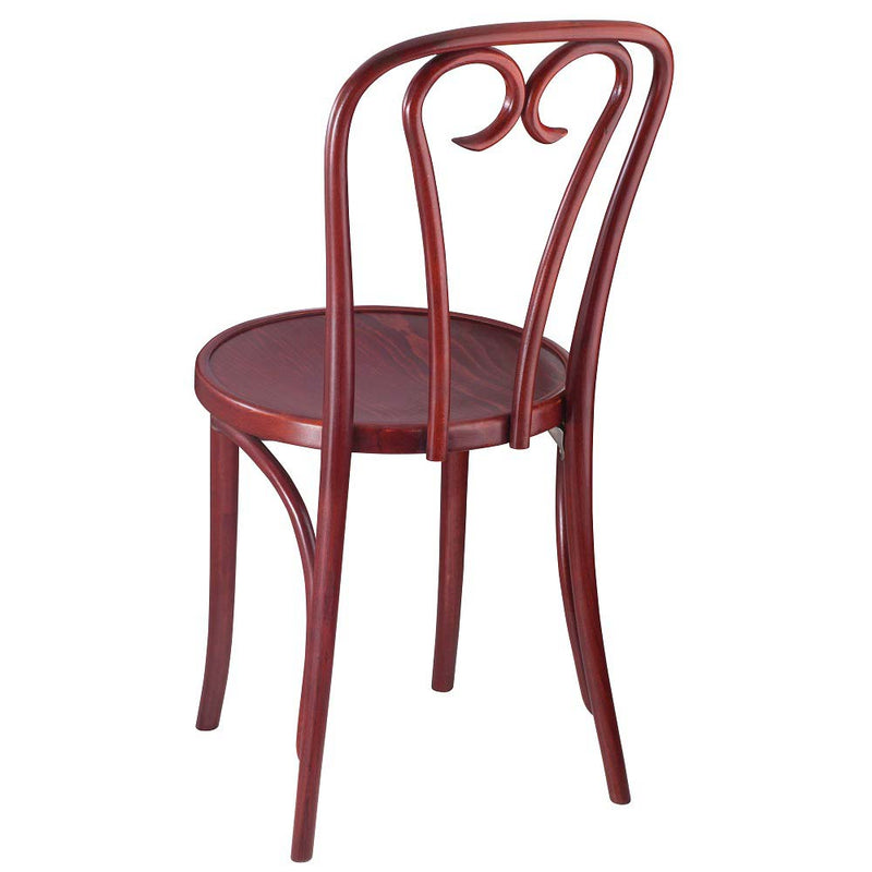 Solid Beech Wood Bentwood Sweetheart Indoor Restaurant Side Chair - Moda Seating Corp