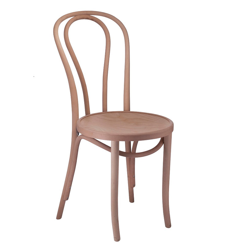 Classic Solid Beech Wood Bentwood Hairpin Indoor Restaurant Side Chair - Moda Seating Corp