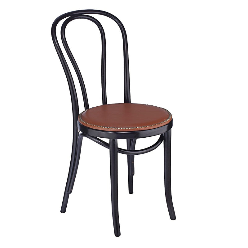 Classic Solid Beech Wood Bentwood Hairpin Indoor Restaurant Side Chair - Moda Seating Corp