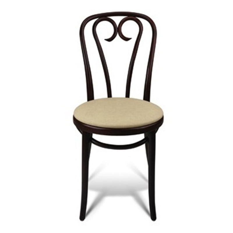 Solid Beech Wood Bentwood Sweetheart Indoor Restaurant Side Chair - Moda Seating Corp