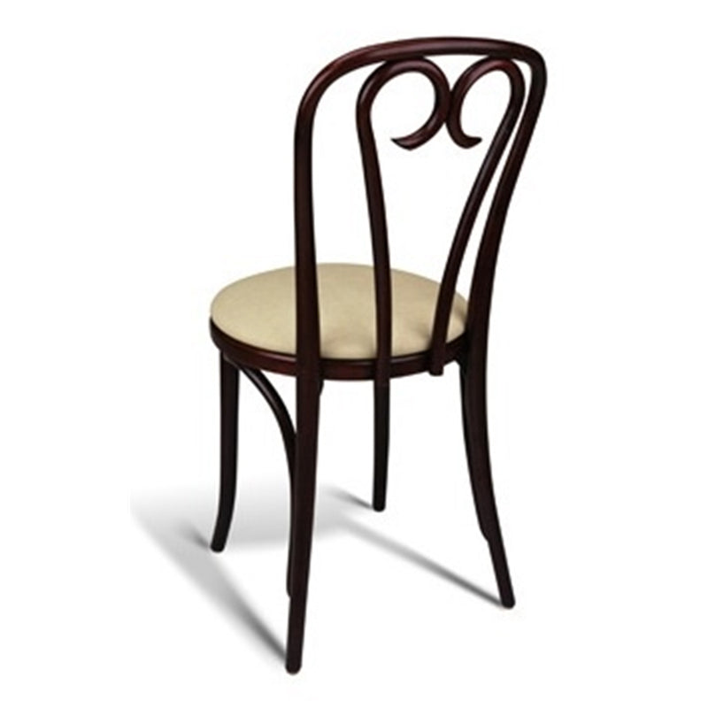 Solid Beech Wood Bentwood Sweetheart Indoor Restaurant Side Chair - Moda Seating Corp