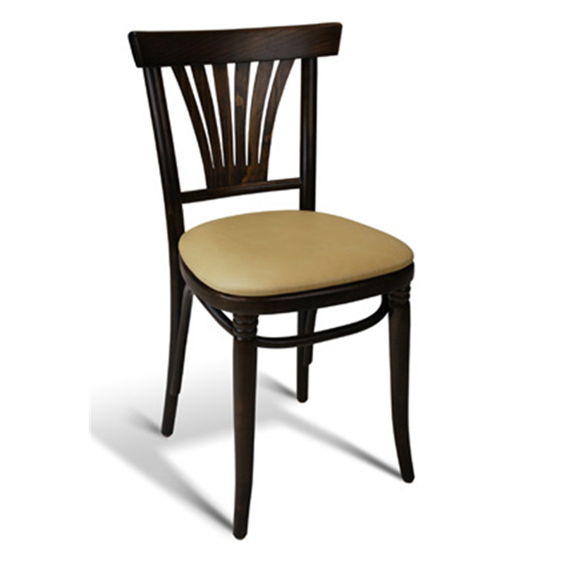 Tulip Solid Beech Wood Indoor Restaurant Side Chair - Moda Seating Corp