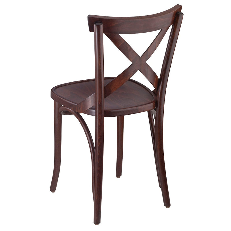 Bentwood Dining X-Back Beech Wood Restaurant Chair - Moda Seating Corp