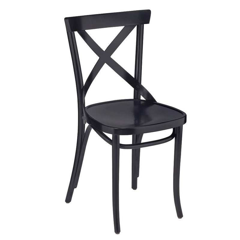 Bentwood Dining X-Back Beech Wood Restaurant Chair - Moda Seating Corp