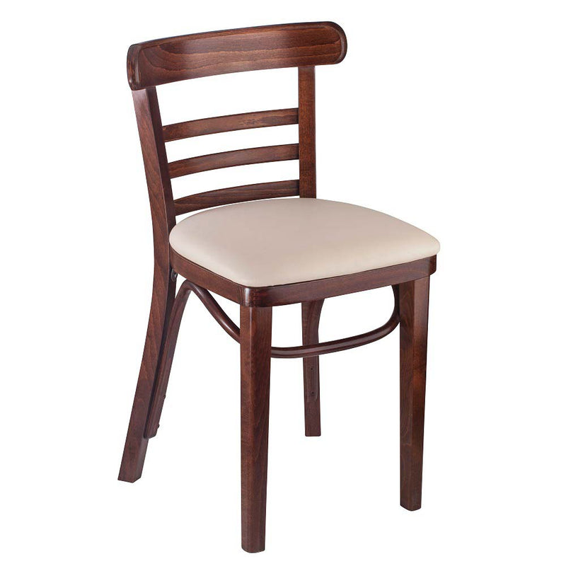 Venus Lattice Back Solid Beech Wood Indoor Restaurant Chair - Moda Seating Corp
