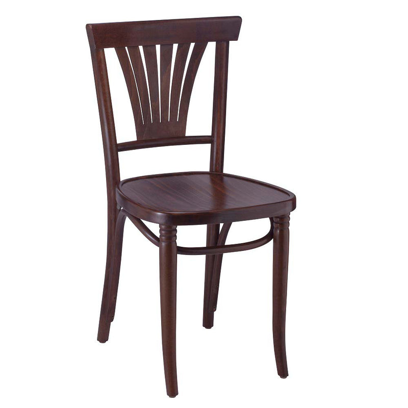 Tulip Solid Beech Wood Indoor Restaurant Side Chair - Moda Seating Corp