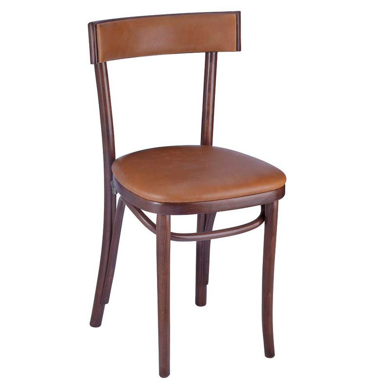 Dainty Solid Beech Bentwood Indoor Restaurant Side Chair - Moda Seating Corp