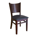 Solid Beech Wood Panel Back Indoor Restaurant Side Chair - Moda Seating Corp
