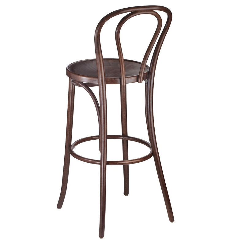 Classic Bentwood Solid Beech Wood Hairpin Restaurant Bar Stool - Moda Seating Corp