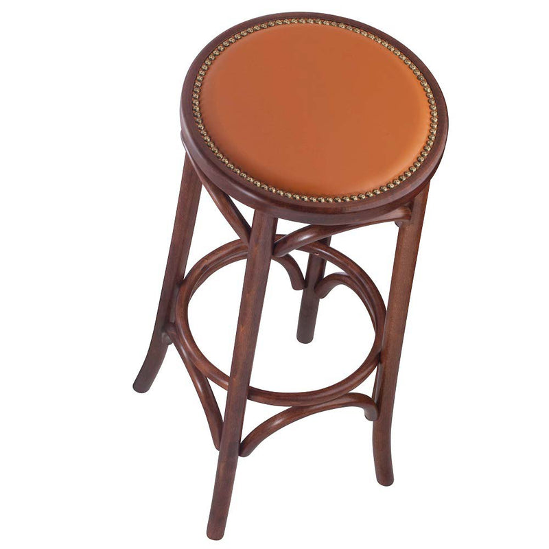 Bentwood Dining Backless Solid Beech Wood Restaurant Bar Stool - Moda Seating Corp