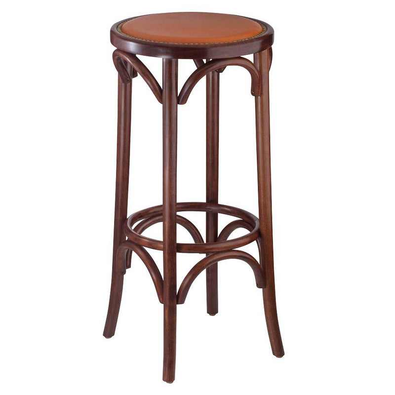 Bentwood Dining Backless Solid Beech Wood Restaurant Bar Stool - Moda Seating Corp