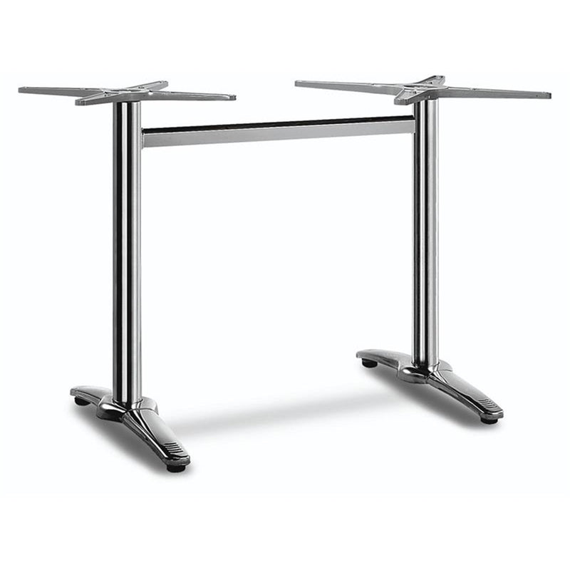 23" x 30" 3 Piece Indoor & Outdoor Aluminum Restaurant Table Base - Moda Seating Corp