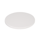 24" Round Indoor/Outdoor Plain White Resin Restaurant Table Top - Moda Seating Corp