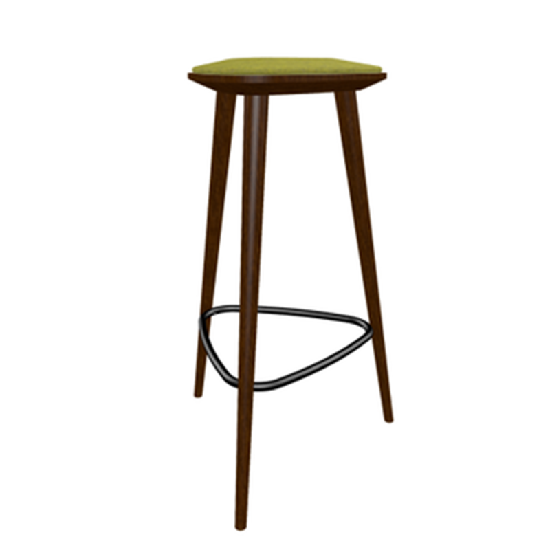 Solid Beech Wood Backless Restaurant Bar Stool - Moda Seating Corp