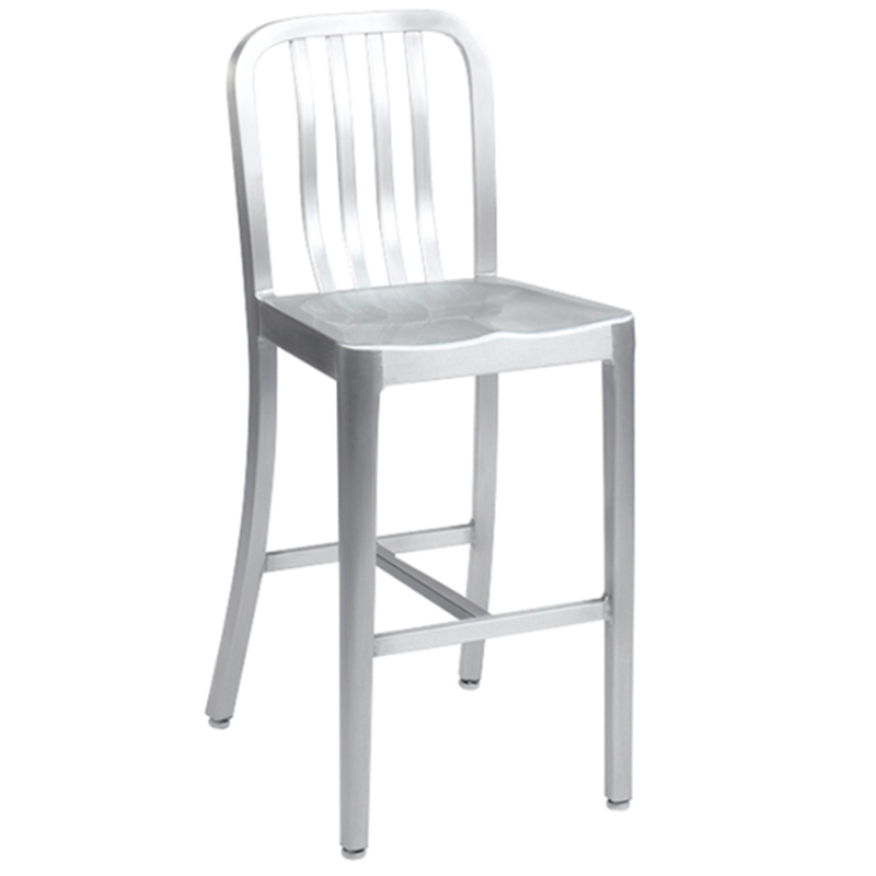 Outdoor aluminum bar stools with backs hot sale