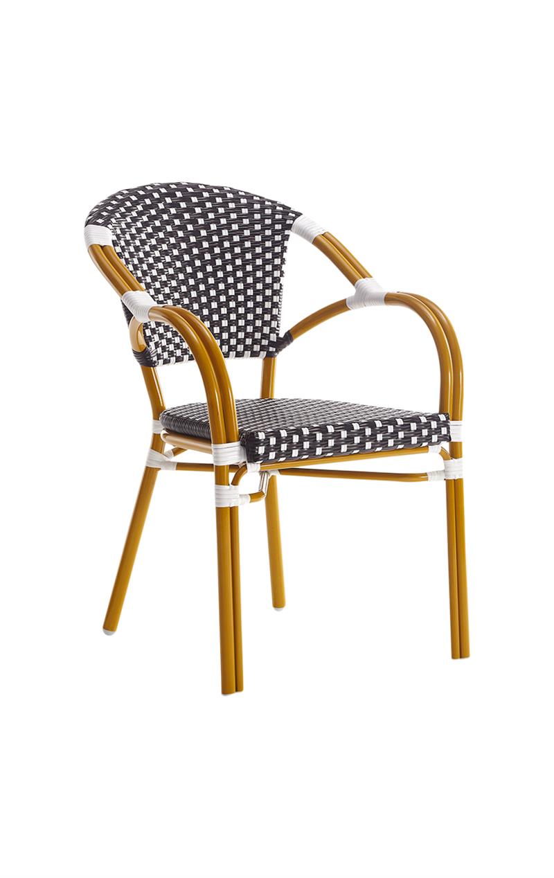 Metal Frame, Poly Woven Outdoor Armchair